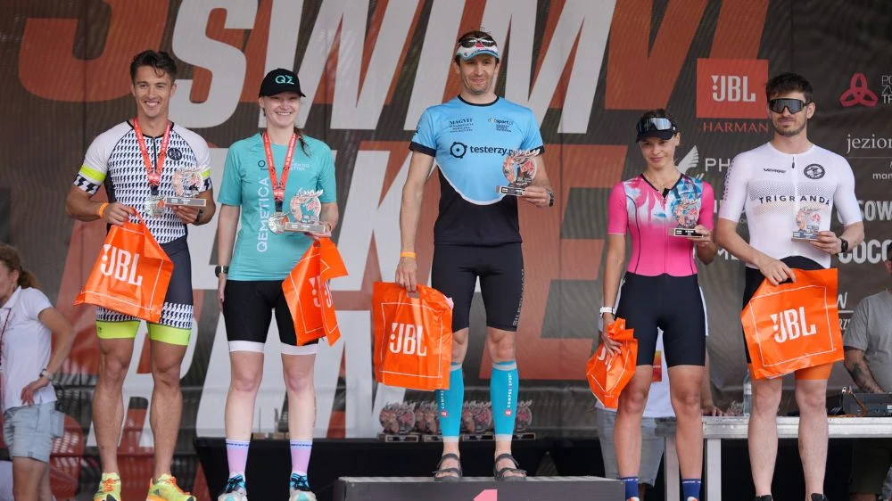 Złoto dla Siemianowic! Michał Lisieński triumfuje w JBL Triathlon Sieraków 2026