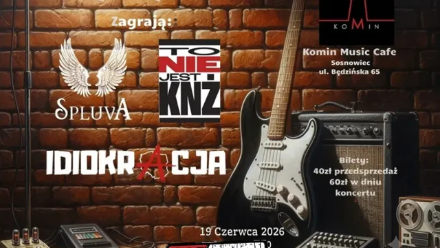 Muzyczny Hattrick w Sosnowcu: Spluva, toNIEjestKNŻ i Idiokracja
