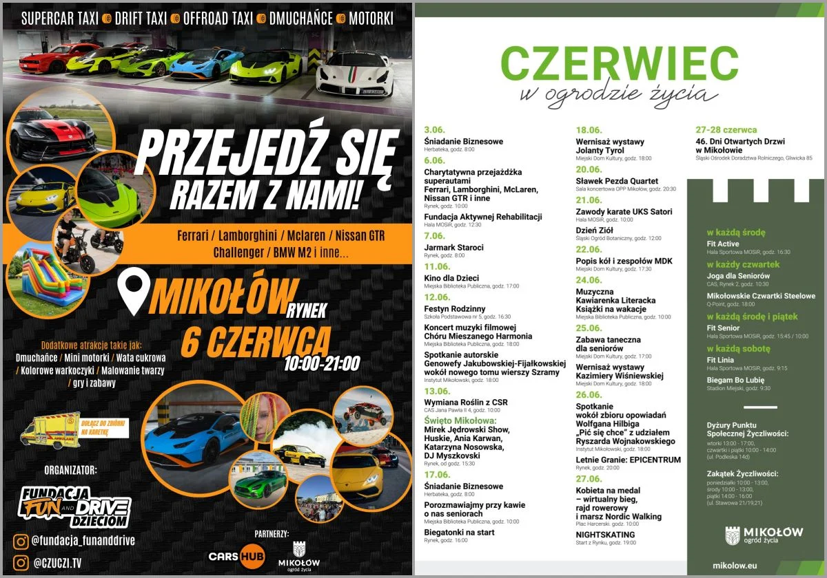 Wydarzenia w Mikołowie na weekend 6–7 czerwca. Co będzie się działo?