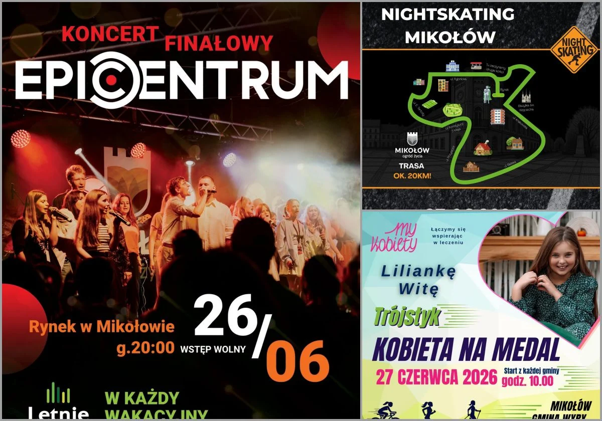 Weekend w Mikołowie: Letnie Granie, nightskating i wydarzenia dla aktywnych