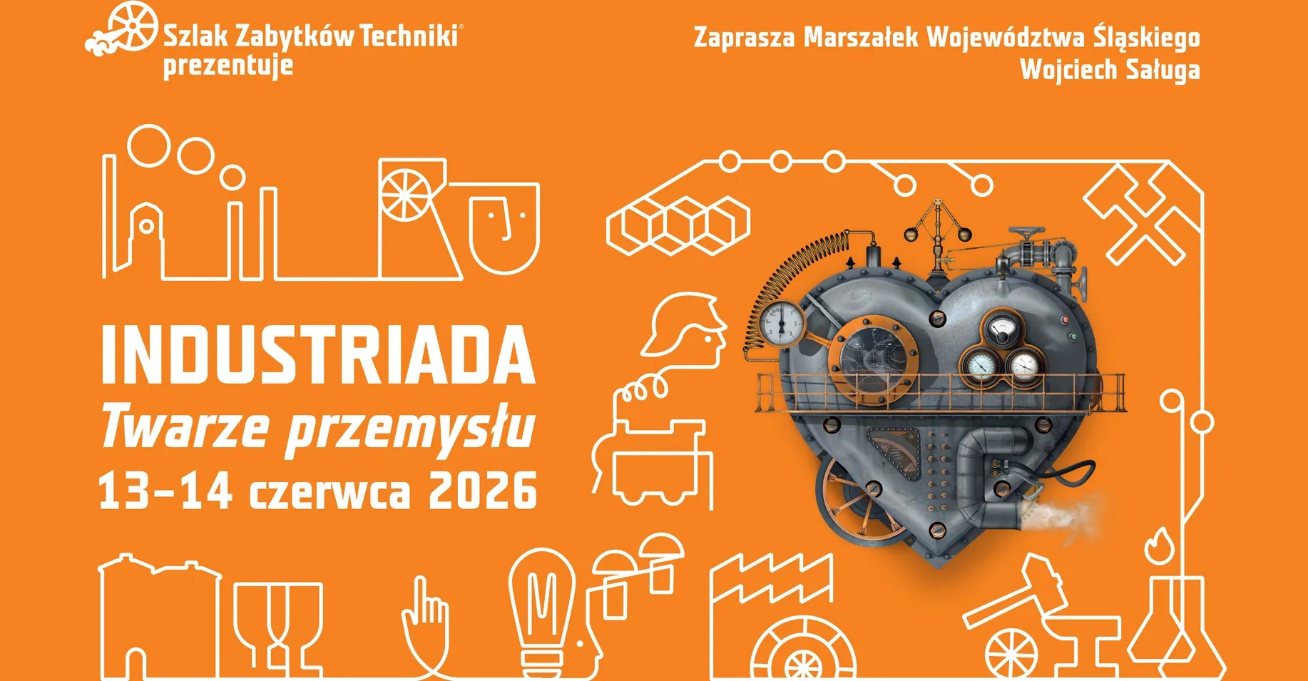 INDUSTRIADA 2026 w Rudzie Śląskiej. Ficinus i Stacja Biblioteka pokażą „Twarze przemysłu”