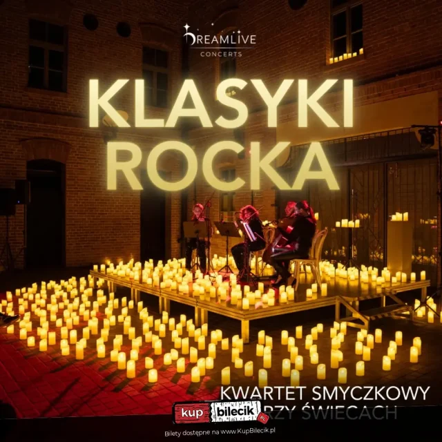 Klasyki Rocka przy świecach – koncert smyczkowy w Katowicach