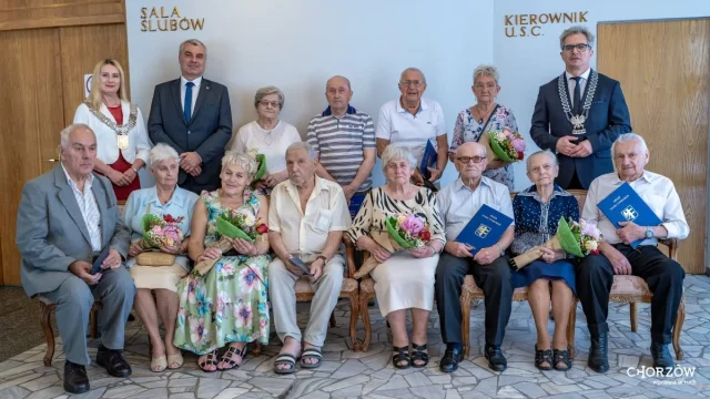 Miłość na 65, 60 i 55 lat. Wyjątkowe jubileusze małżeńskie w Chorzowie