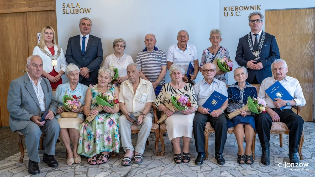 Miłość na 65, 60 i 55 lat. Wyjątkowe jubileusze małżeńskie w Chorzowie