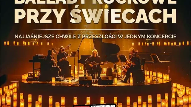 „Ballady rockowe przy świecach” w Teatrze Ziemi Rybnickiej