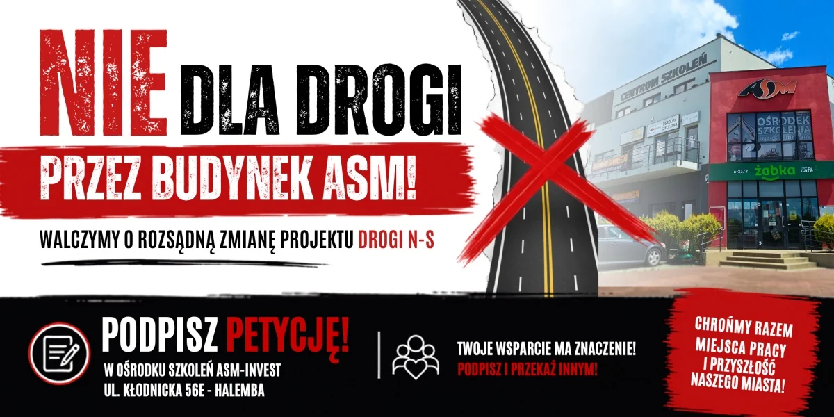 Trasa N-S w Halembie. Jest petycja w obronie budynku ASM przy ul. Kłodnickiej 56E
