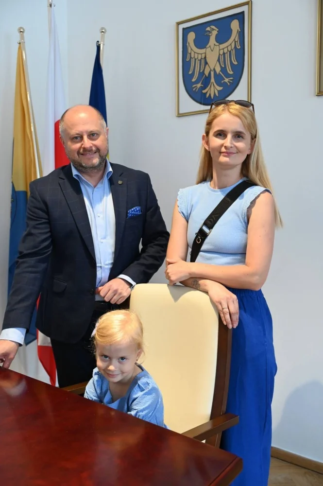 6-letnia Zosia rządziła Rudą Śląską. Była dziecięcą prezydent miasta / fot. FB Michał Pierończyk
