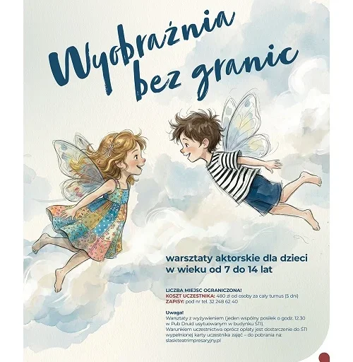 Letnie warsztaty aktorskie „Akademia Teatralna Pipi” dla dzieci w Śląskim Teatrze Impresaryjnym