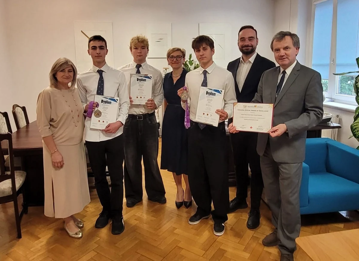 Młodzi wynalazcy z Sosnowca nagrodzeni na INTARG 2026 w Katowicach