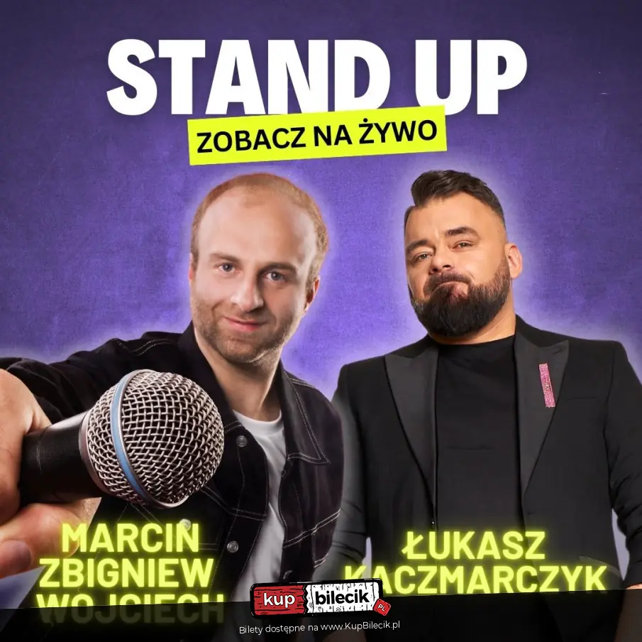 Stand‑up Łukasza Kaczmarczyka i Marcina Zbigniewa Wojciecha w Siemianowicach Śląskich / fot. organizatora