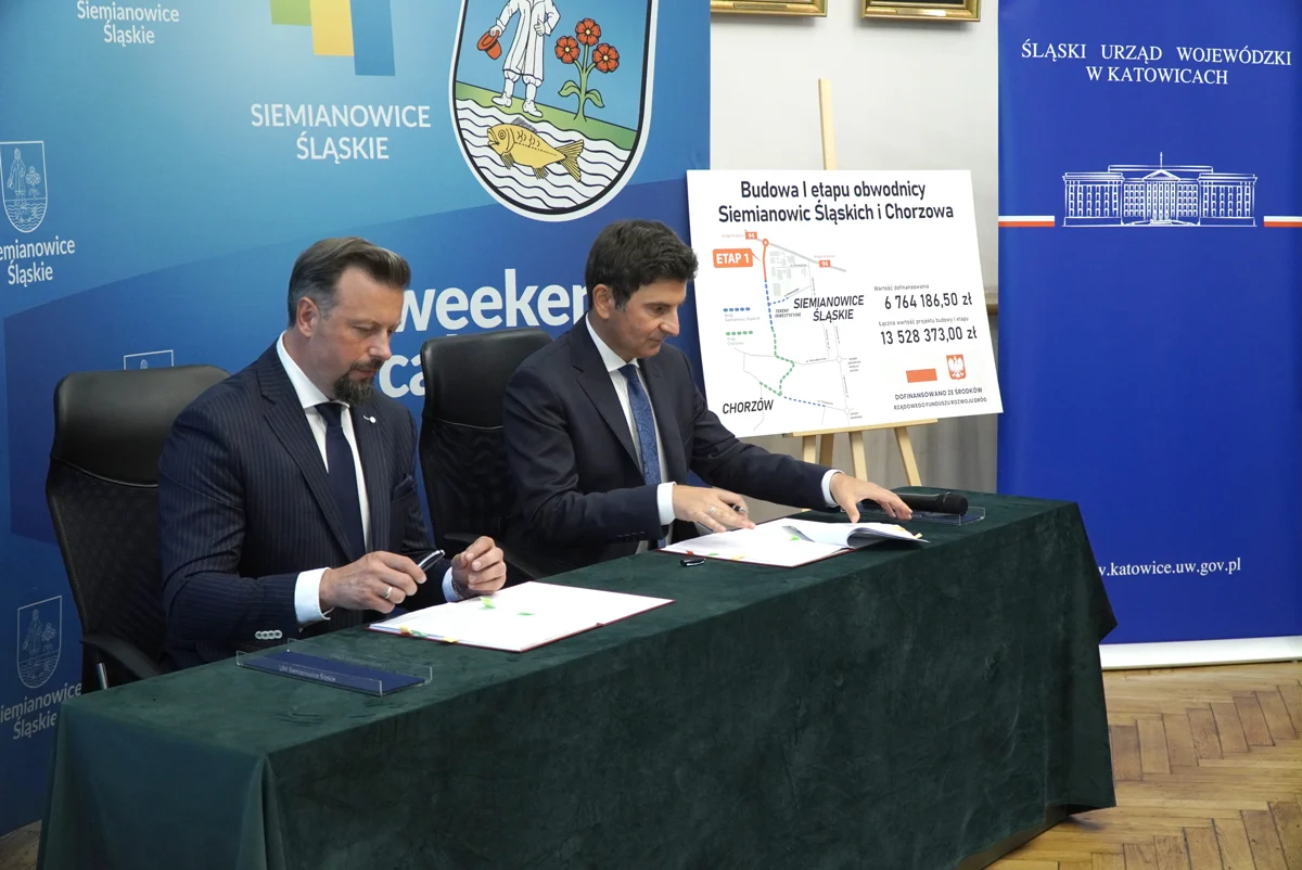 Budowa I etapu obwodnicy Siemianowic Śląskich i Chorzowa staje się faktem! Ponad 13,5 miliona złotych na nową infrastrukturę