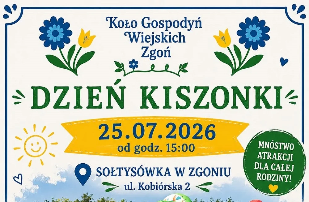 Dzień Kiszonki w Zgoniu 2026. Bezpłatne atrakcje dla dzieci i rodzin