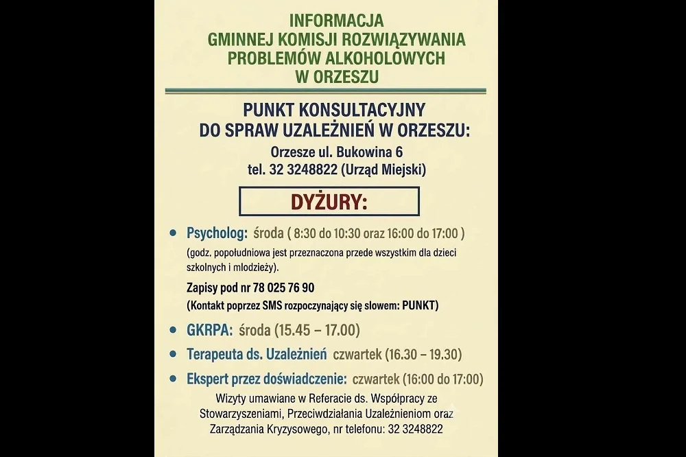 Ekspert przez doświadczenie w Orzeszu. Bezpłatne konsultacje