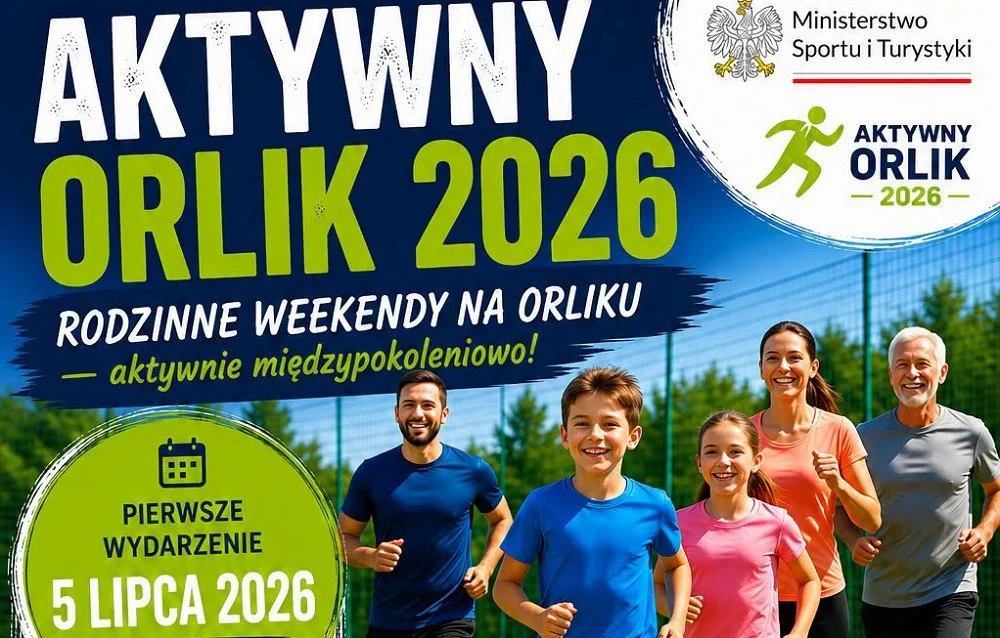 Rodzinne Weekendy na Orliku w Orzeszu. Będą sport, zabawa i zdrowe przekąski