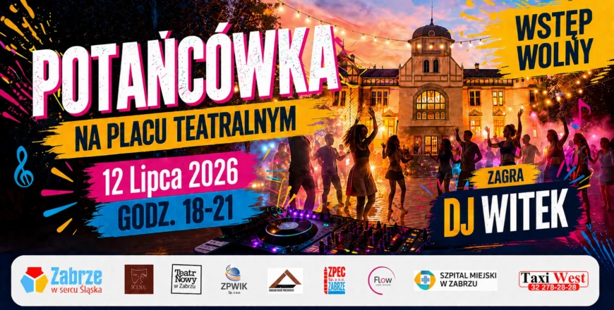 Plac Teatralny znów zamieni się w parkiet. Kolejna potańcówka w Zabrzu już 12 lipca