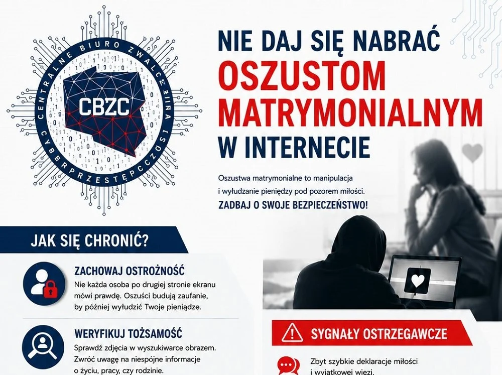 Najpierw miłość, później prośba o przelew. Policja ostrzega przed internetowymi amantami