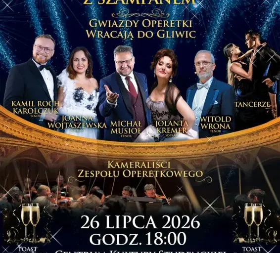 Letnia Gala Operetki z Szampanem w Gliwicach