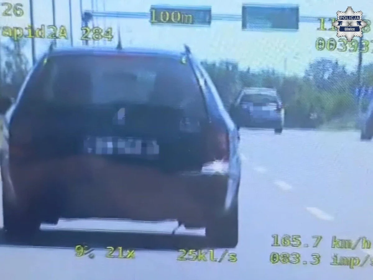 166 km/h na DTŚ. 23-latek stracił prawo jazdy za 31 punktów karnych