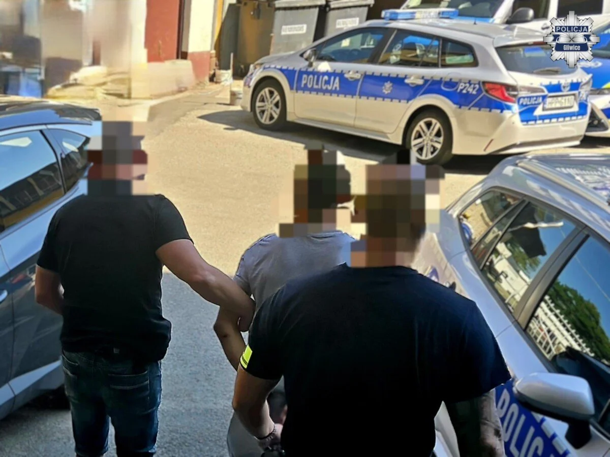 18-latek zatrzymany za pobicie 48-letniego mieszkańca Gliwic. Usłyszał zarzut uszkodzenia ciała