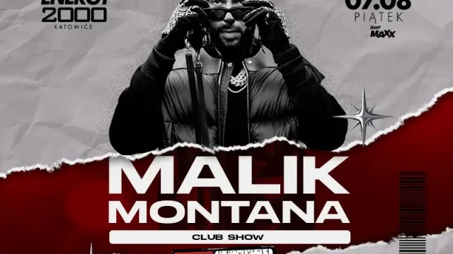 Malik Montana w Energy 2000 Katowice – koncert 7 sierpnia 2026