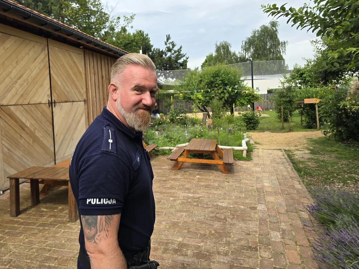 Półkolonie "Niezłe ziółka" z wizytą policjantów / fot. KPP Mikołow