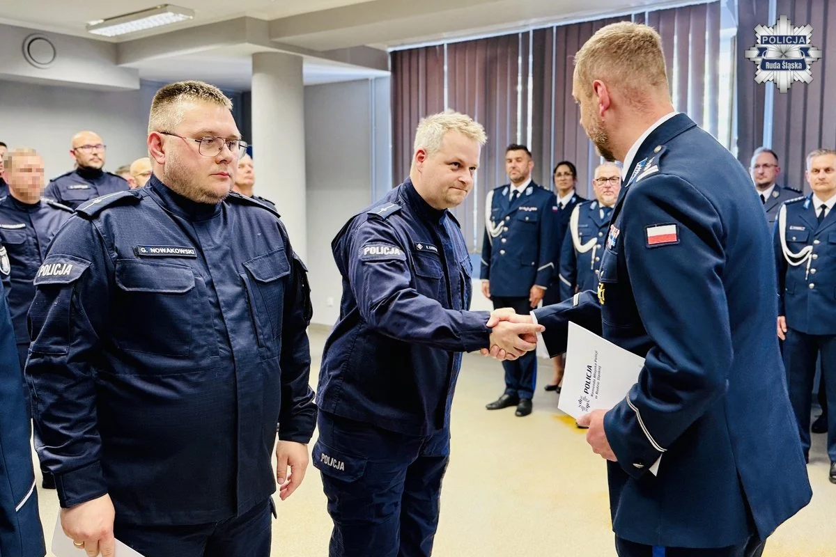 Uroczysta zbiórka połączona z obchodami Narodowego Dnia Powstań Śląskich / fot. KMP Ruda Śląska