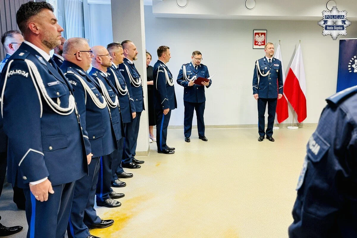 Uroczysta zbiórka połączona z obchodami Narodowego Dnia Powstań Śląskich / fot. KMP Ruda Śląska