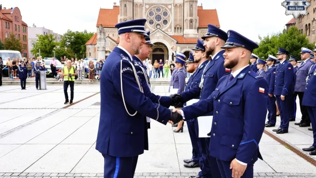 Święto Policji w Rudzie Śląskiej. Były awanse, nagrody i słowa uznania