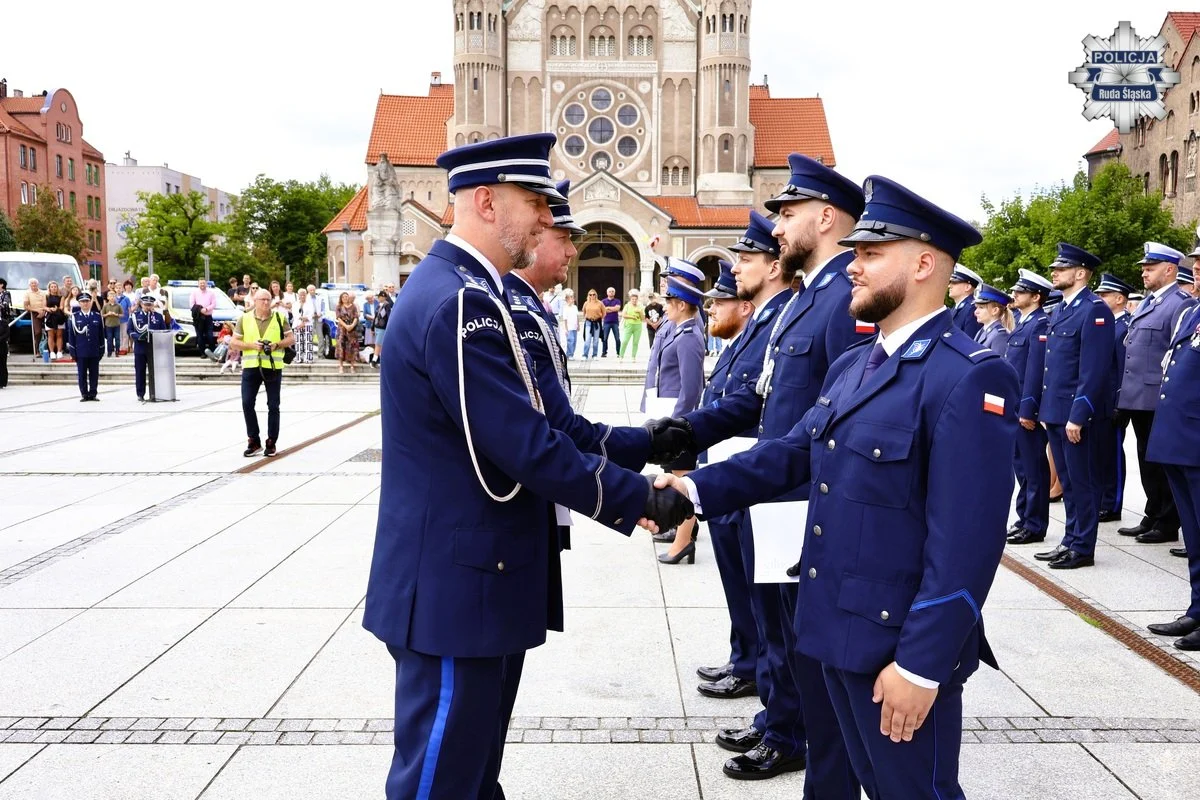 Święto Policji w Rudzie Śląskiej. Były awanse, nagrody i słowa uznania