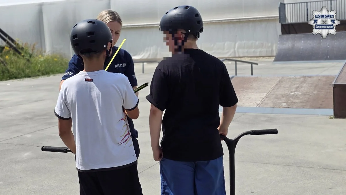 Policja kontroluje skateparki w Świętochłowicach. Chodzi o bezpieczeństwo