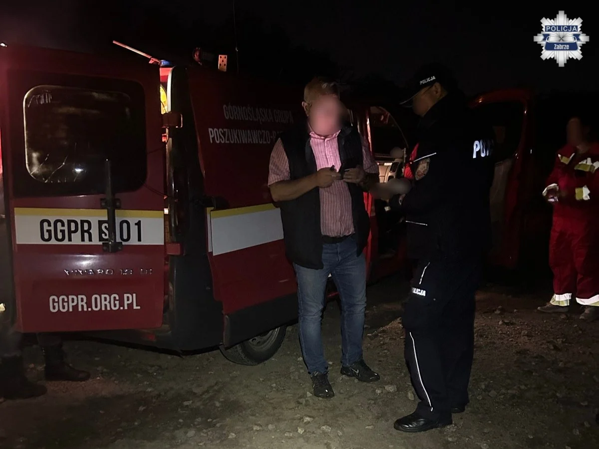 akończono poszukiwania 33-letniego Damiana H. Odnaleziono go w centrum Zabrza/ fot. Górnośląska Grupa Poszukiwawczo-Ratownicza