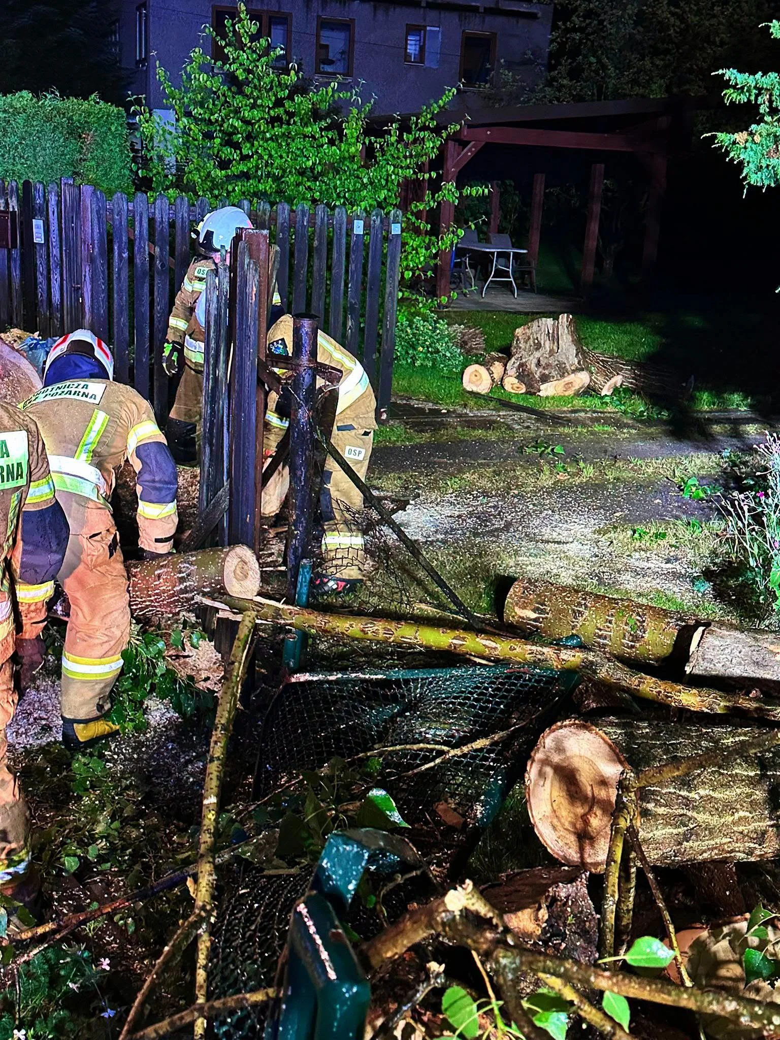 60 interwencji po burzy w powiecie mikołowskim / fot. OSP Mikołów
