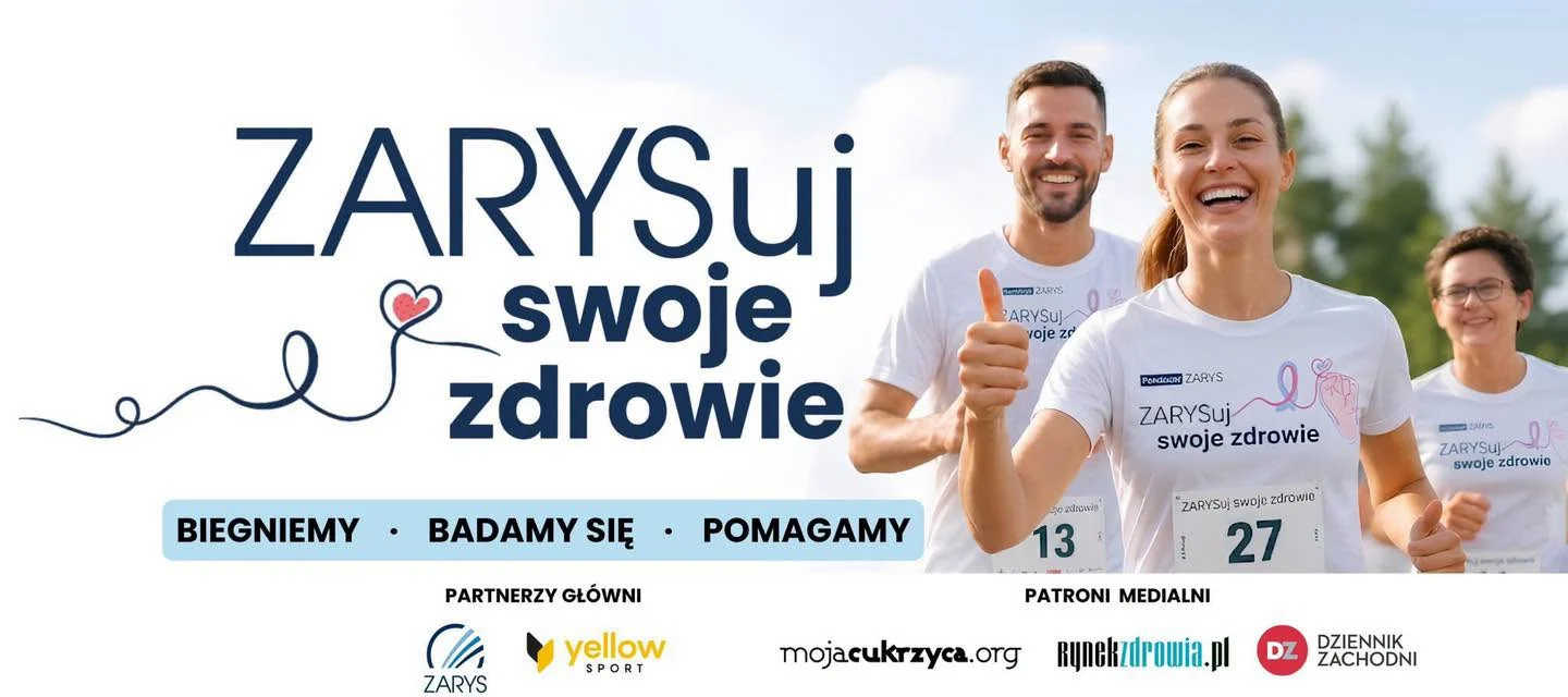 "ZARYSuj swoje zdrowie" wraca do Zabrza. Bieg połączą z profilaktyką cukrzycy