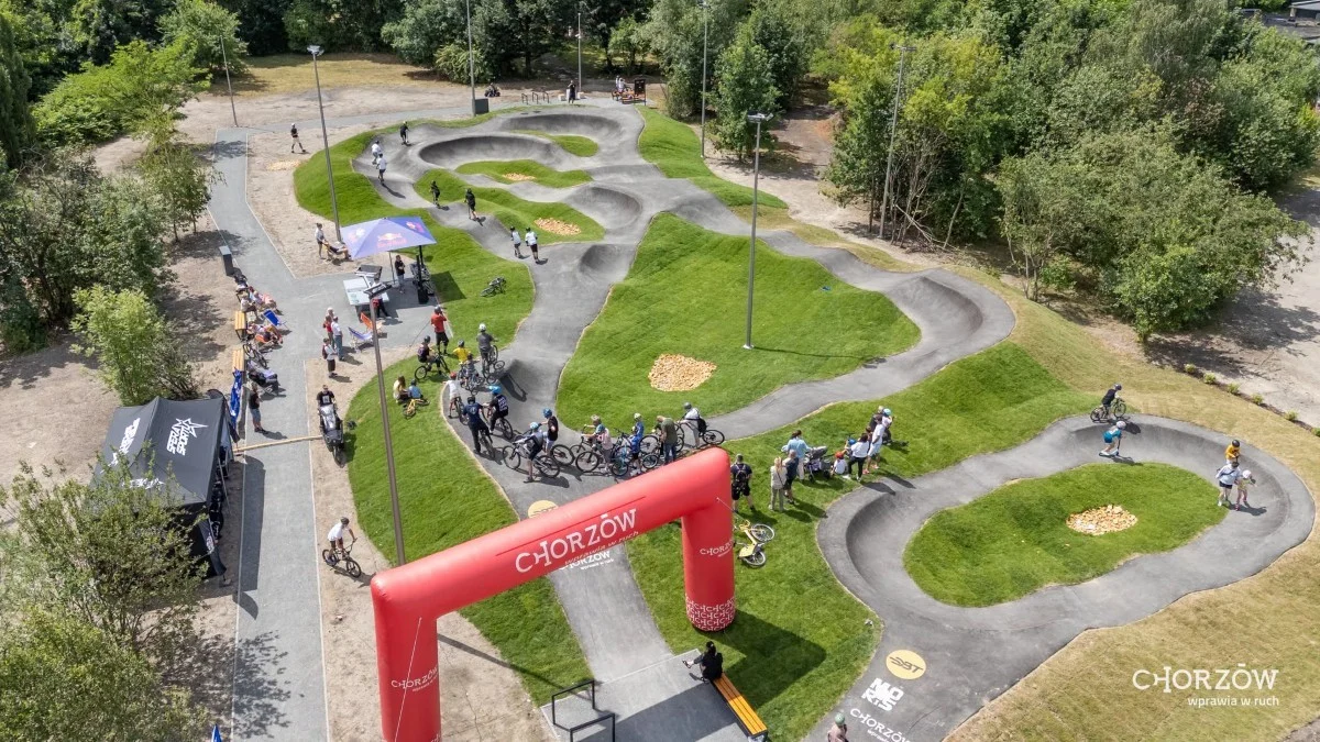 Nowy pumptrack przy ul. 3 Maja i Janasa już otwarty! / fot. UM Chorzów FB