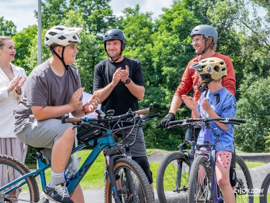 Nowy pumptrack przy ul. 3 Maja i Janasa już otwarty! / fot. UM Chorzów FB