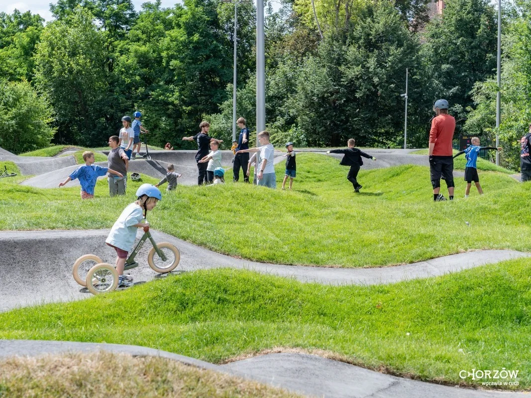 Nowy pumptrack przy ul. 3 Maja i Janasa już otwarty! / fot. UM Chorzów FB