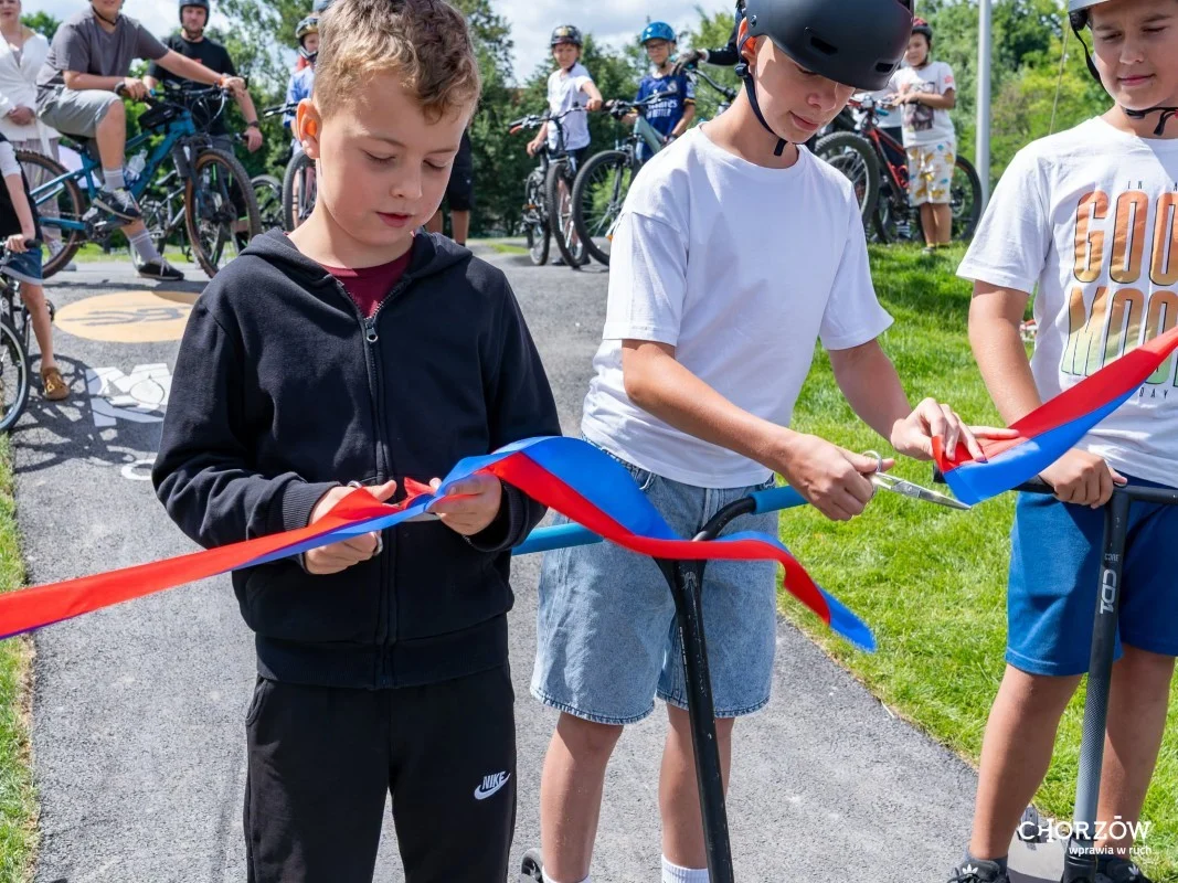 Nowy pumptrack przy ul. 3 Maja i Janasa już otwarty! / fot. UM Chorzów FB