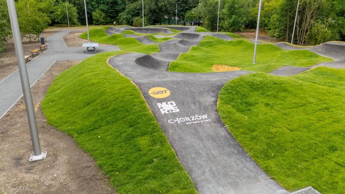 Pumptrack w Chorzowie otwiera się dla mieszkańców. Będą instruktorzy i atrakcje