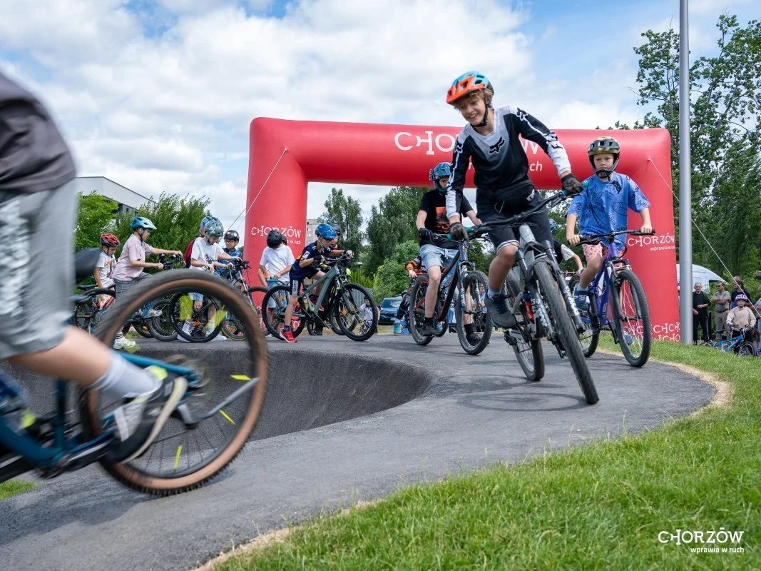 Nowy pumptrack przy ul. 3 Maja i Janasa już otwarty! / fot. UM Chorzów FB