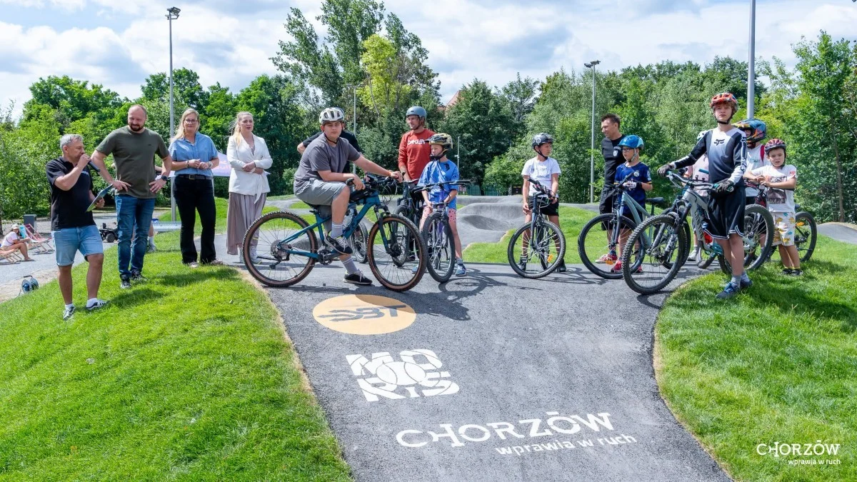 Nowy pumptrack przy ul. 3 Maja i Janasa już otwarty! / fot. UM Chorzów FB