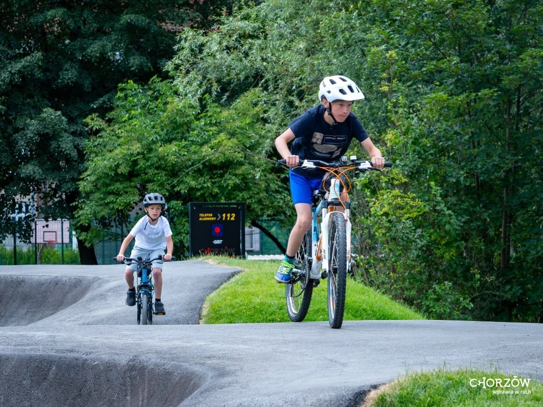 Nowy pumptrack przy ul. 3 Maja i Janasa już otwarty! / fot. UM Chorzów FB