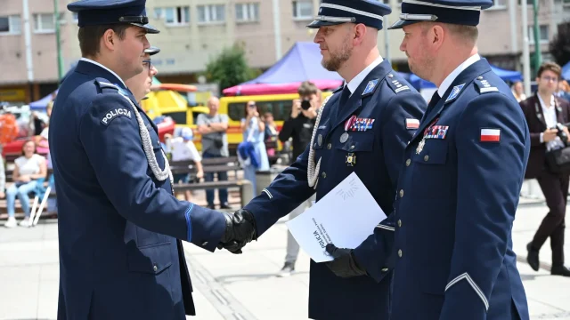 Święto Policji w Rudzie Śląskiej. Były awanse, nagrody i słowa uznania