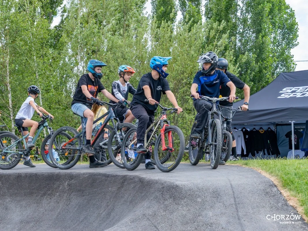 Nowy pumptrack przy ul. 3 Maja i Janasa już otwarty! / fot. UM Chorzów FB
