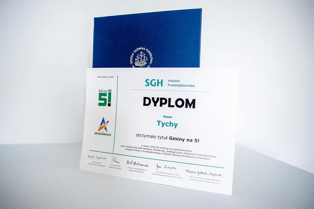 Tychy ze złotym wyróżnieniem SGH. Miasto w gronie najlepszych samorządów