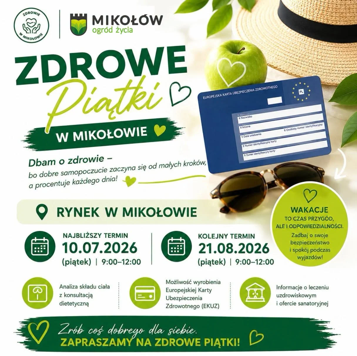 EKUZ, dietetyk i badanie słuchu na Rynku. Mikołów zaprasza na Zdrowe Piątki