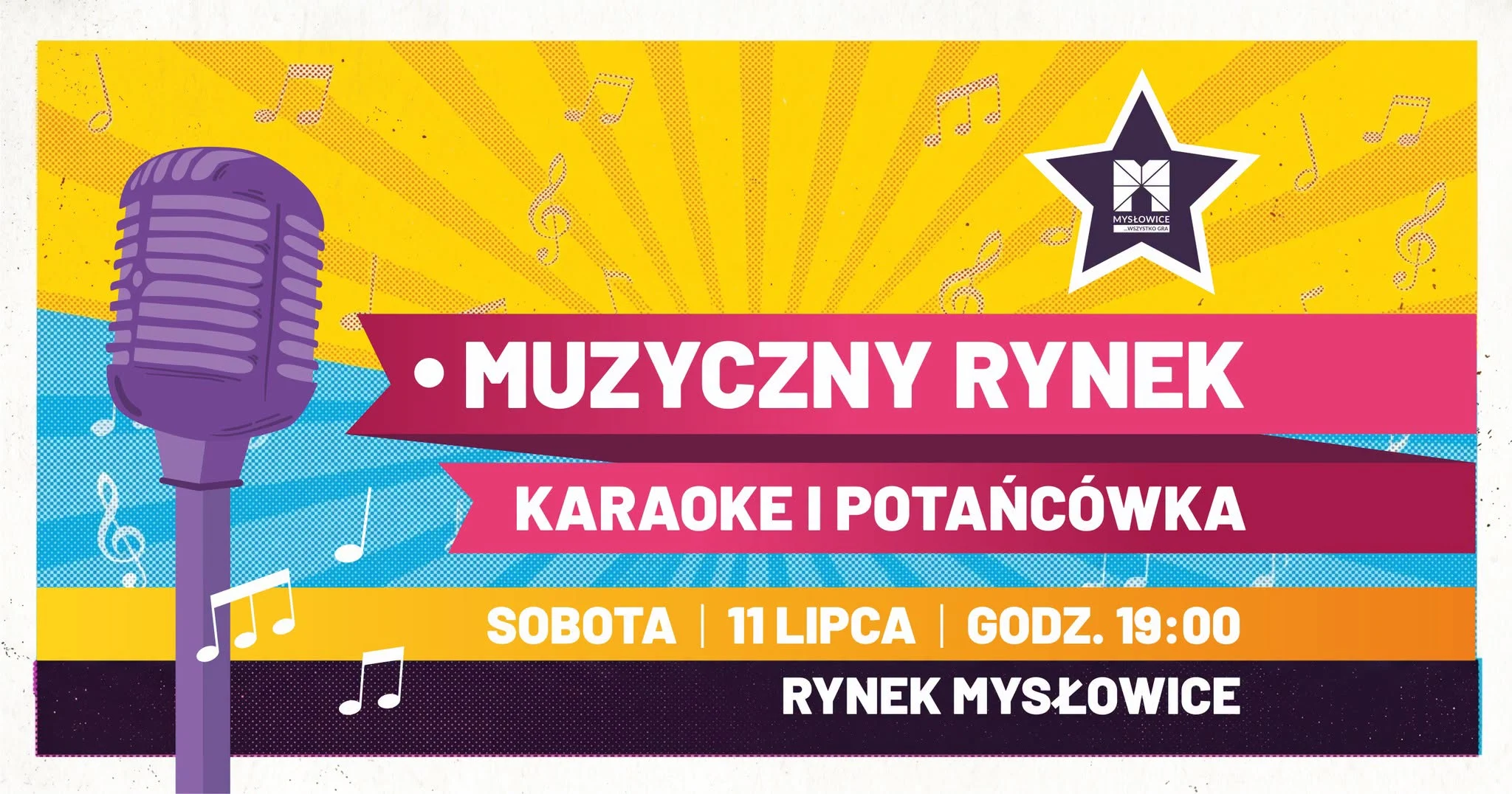 Muzyczny Rynek w Mysłowicach. W sobotę karaoke i potańcówka pod chmurką