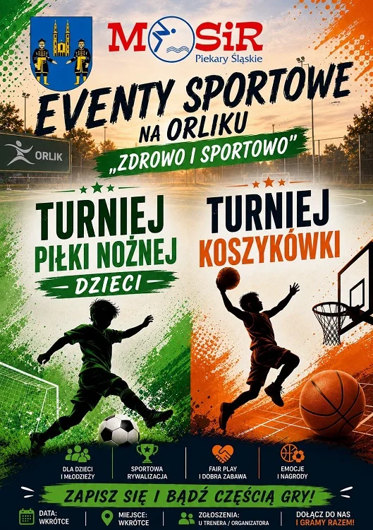 Sportowa sobota na Orliku Manhattan. Będą darmowe turnieje dla dzieci i dorosłych / fot. MOSiR Piekary Śląskie