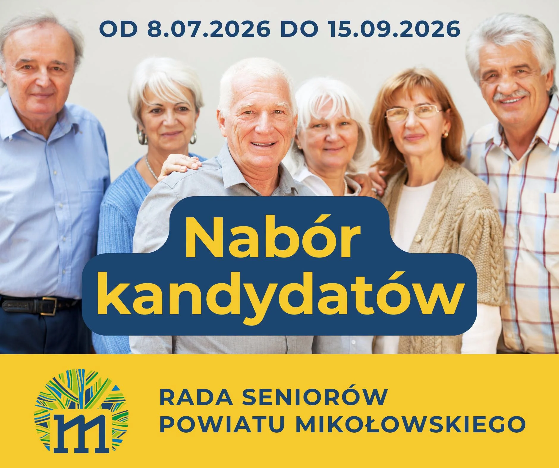 Seniorzy z powiatu mikołowskiego mogą mieć własną radę. Ruszył nabór kandydatów