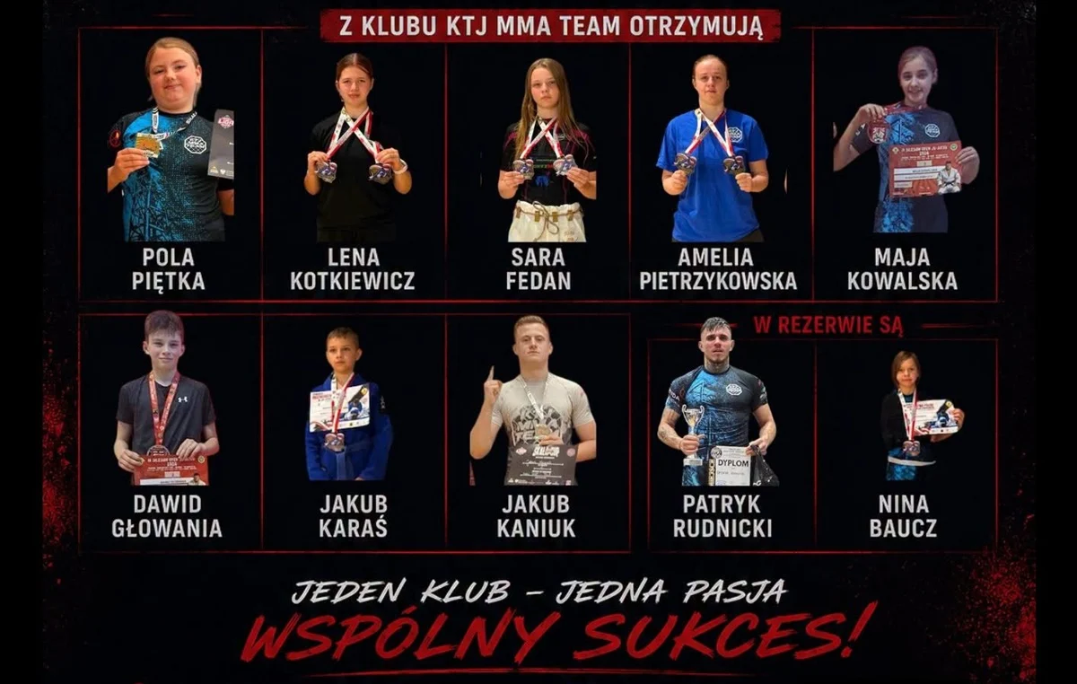 Z Rudy Śląskiej na światowe maty! Ośmioro zawodników KTJ MMA Team z powołaniami