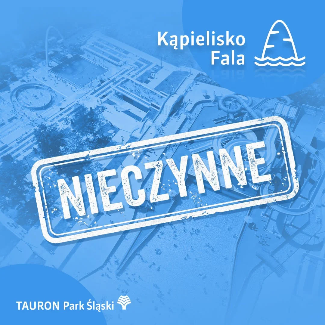 Kąpielisko Fala zamknięte przez trzy dni. Powodem jest pogoda / fot. Park Śląski